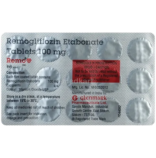 remo 100mg tablet 15's